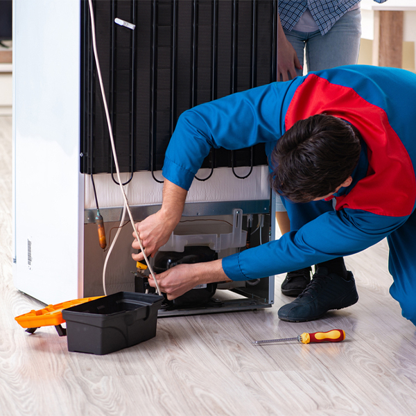 how much do you charge for refrigerator repair services in Yorkville CA